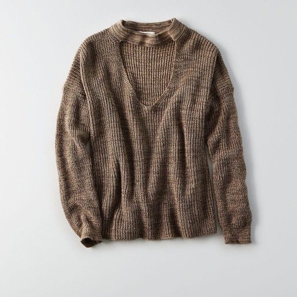 Dont Ask Why chocker neck sweater - Picture 1 of 5